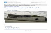 Programación da materia de Violonchelo · no Auditorio de Galicia, unha sala de concertos que atrae actuacións de gran calidade ao longo do ano e que fai que a cidade conte con