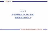 SISTEMAS de ACCESO HIBRIDOS (HFC) - OCW UPMocw.upm.es/teoria-de-la-senal-y-comunicaciones-1/sistemas-de... · sistemas de telecomunicación (stel-2011) 2 servicios de datos genesis