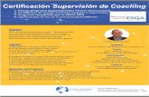 2. 24 Sesiones de trabajo Prácticas variadas y Supervisión ... · Roles, responsabilidades y competencias del supervisor de coaching. Modelo de EMCC. El Contrato de supervisión.