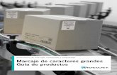 Soluciones de marcaje, codificado y etiquetado Marcaje de ... - Spanish... · Videojet ofrece servicio y asistencia en todo el mundo, con más de 800 recursos directos de servicio