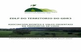 ASOCIACION MONTES E VALES ORIENTAIS DA PROVINCIA …agader.xunta.gal/sites/default/files/documentacion/LEADER_GDR/... · GDR3 – Asociación Montes e Vales Orientais de Lugo 3 RESULTADOS