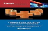 Instrucciones de instalación - Tyco Fire Productstyco-fire.com/TFP_translate/IH-1900_01_2013-ES.pdf · Manipulación y almacenamiento de la tubería de CPVC TYCO . . .58. ... la