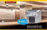 Microburst - gallery.rubbermaid.eugallery.rubbermaid.eu/.../brochure_lumecel_microburst_3000_es.pdf · Rubbermaid Commercial Products presenta una nueva tecnología revolucionaria