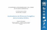 Aceleradores de Eficiencia Energética de la iniciativa SE4ALL · Brasil: 18.9% Colombia: 15%. OBJETIVOS DE LA INICIATIVA ENERGÍA DISTRITAL FONDO DE CONOCIMIENTOS A TRAVÉS DE SUS