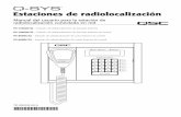 Manual del usuario para la estación de radiolocalización ... · periféricos de la estación de radiolocalización Q-Sys conectada en red. Las estaciones de radiolocalización Q-Sys