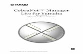 CobraNetTM Manager Lite for Yamaha · 2.3. Modo de sincronización del reloj..... 22 Introducción CobraNet Manager Lite para Yamaha (CobraNet Manager ... Esta es la ventana de la
