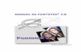 Ayuda de Puntotek 2 castellano.pdf · “Importador y Transformador” en este mismo manual). Simulador de bordado [V]. Realiza en pantalla una simulación foto realista de