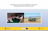 Resumen de la Guía de Mejores Técnicas Disponibles del ... · Grupo de Trabajo Europeo encargado del intercambio ... Técnicas para reducción de impactos ambientales y/o consumo
