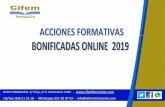 PORTADA 2019 BONIFICADOS - cifemformacion.com · Técnicas avanzadas para secretariado 80 Técnicas de Secretariado de Dirección 80 Secretariado. Gestión de Archivos 80 Secretariado.