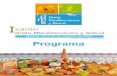 Programa - dietamediterraneaysalud.comdietamediterraneaysalud.com/doc/programa_i_salon.pdfe informe impreso de todos los parámetros ... • Charla sobre los beneficios ... melocotón,
