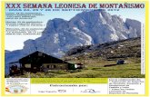 Xxx SEMANA LEONESA DE MONTAÑISMO - cyl.geografos.orgcyl.geografos.org/modulos/eventos_noticias/img/semanamontanaa4... · de Montaña, Escalada y Senderismo de Castilla y León *