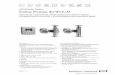 Promass 80/83 F, M - portal.endress.com · El caudalímetro universal y multivariables para líquidos y gases Aplicaciones El principio de medición no se ve afectado por las propiedades