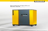 Secadores frigoríficos Serie TG-TI - CATS · a la norma VDE 0700, los secadores de la serie TG-TI cumplen los estrictos requisitos del ámbito industrial. Intercambiador de calor