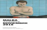 MALBA AGENDA noviembre 2018 - s3-sa-east-1.amazonaws.coms3-sa-east-1.amazonaws.com/.../2018/11/agenda-malba-2018-11.pdf · hasta el surgimiento del arte conceptual y político en