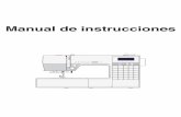 Manual de instrucciones - merceriabarcelona.esmerceriabarcelona.es/wp-content/uploads/2017/09/dc6030-manual-es.pdf · Pie para cremalleras: E Pie para puntadas de realce: F Pie para