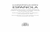 CONSTITUCIÓN ESPAÑOLA - boe.es · NIPO: 007-14-085-2. Catálogo de Publicaciones de la Administración General del Estado ... Protexer todos os españois e pobos de España no exerci-cio