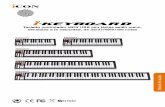 Teclado controlador MIDI USB con teclas estilo piano ... · controlador MIDI USB iKeyboard , así como un recorrido guiado a través de sus paneles delantero y lateral, instrucciones