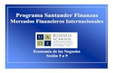 Programa Santander Finanzas - Marcelo A. Delfinomarcelodelfino.net/files/presfinin_11_nov_2011.pdf · • PNB: valor total del ... Nivel real de consumo PCt. C t = Gasto nominal en