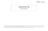 ESPAÑOL - measuring instruments, regulators · El HD2070 cumple las indicaciones de la norma ISO 8041 del 2005 y de las normas ISO 5349-1 del 2001 (vibraciones transmitidas al conjunto