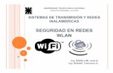 SEGURIDAD EN REDES WLAN - Facultad Regional La Plata · universidadtecnolÓgicanacional-facultadregionallaplata-sistemas de transmisiÓn y redes inalÁmbricas ing. rapallini, josé