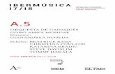IBERMÚSICA I7/I8 - Presentación de la temporada 2017/2018 · pianista repetidor. A lo largo de todos estos años, el coro Amici Musicae ha interpretado muchas de las grandes obras