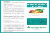 AGROFOSFITO DE COBRE - agroquimica.cl DE COBRE.pdf · 2 aplicaciones por ciclo Realizar 2 a 3 aplicaciones repartidas en el ciclo del cultivo Primavera y Post-Cocecha 2 a 3 aplicaciones