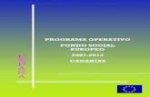 PROGRAMA OPERATIVO FONDO SOCIAL EUROPEO 2007 … · r e i n o d e e s pp a Ñ a programa operativo canarias gobierno de canarias fondo social europeo 2007-2013