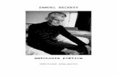 Samuel Beckett - Antolog a Po tica + Entrevistas ...redpaemigra.weebly.com/.../49391489/antología_poética_de_beckett.pdf · ANTOLOGÍA POÉTICA (ediciones alma_perro) INTRODUCCIÓN
