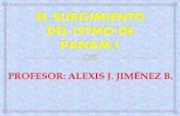 PROFESOR: ALEXIS J. JIMÉNEZ B. - osop.com.pa · El movimiento de deriva de los continentes y de la expansión del fondo oceánico que afectó a la Pangea a finales del período Jurásico