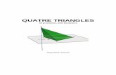 Quatre Triangles - Pàgina de Ricard Peiró · La base d’un tetraedre és un triangle rectangle isòsceles d’hipotenusa 8cm i l’aresta lateral sobre ... queda dividida l’altura