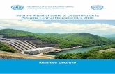 Informe Mundial sobre el Desarrollo de la Pequeña Central ...smallhydroworld.org/fileadmin/user_upload/pdf/2016/WSHPDR... · avance de la energía hidroeléctrica a nivel mundial.
