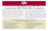 22 de diciembre de 2017 Concierto del Coro del Oratoriocaballerodegracia.org/wp-content/uploads/2017/12/CONCIERTO-CORO... · Coral de la «Cantata 140» de J.S. Bach 3. «Canción