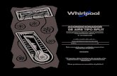 ACONDICIONADOR DE AIRE TIPO SPLIT - whirlpool.mx · Hemos incluido muchos mensajes importantes de seguridad en este manual y en su electrodoméstico. Lea y obedezca siempre todos