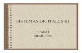 SISTEMAS DIGITALES III - angelfire.com · Memorias Dinámicas En este caso, las memorias dinámicas son una de las más rapidas que se pueden encontrar, son ideales para el almacenamiento