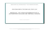 MANUAL DE PROCEDIMIENTOS E INTERPRETACION DE … · manual procedimientos e interpretacion de resultados/ revision tecnica tipo a2 versión 13.2 actualizada al 16 de junio de 2014