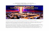PARASHA SEMANAL # 40 BALAK Porción de la Torah: …desdeelmontedeefrain.org/cms/parasha/PARASHABALAK.pdf · profeta de YHVH, claramente vemos que por dinero tuvo un precio, y aunque