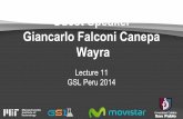 Giancarlo Falconi Canepa Wayra Guest Speaker - gsl.mit.edugsl.mit.edu/media/programs/peru-summer-2014/materials/e11-__guest... · Guest Speaker Giancarlo Falconi Canepa Wayra Lecture