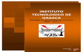 INSTITUTO TECNOLOGICO DE OAXACA - TecNM - …tecnm.mx/archivos/irc/informerendicion2007-2012/Oaxaca/Oaxaca IRC... · M.C. Aymara Judith Díaz Barrita Jefe de la Div. deEst. Prof.
