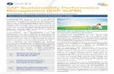 SAP Sustainability Performance Management (SAP SuPM) - Inicio · Cuadros de mando de informes internos Creación de informes externos La aplicación analítica SAP Sustainability