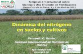 Dinámica del nitrógeno en suelos y cultivoslacs.ipni.net/ipniweb/region/lacs.nsf/0...Temario Deficiencias y necesidades de N de los cultivos Ciclo del N en ecosistemas agrícolas