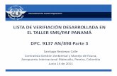 Lista de Chequeo - icao.int de Chequeo.pdf · • Listado generado por iniciativa de Panamá, con aportes de los organizadores y asistentes al Curso SMS/PAF en Panamá, junio de 2011.