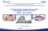 10ª Versión · Dr. Héctor Milton Barrientos ... Dr. Arístides Rivas Santos, Anestesiólogo, Hospital Nacional Zacamil Dra. Margarita Avalos de Montano, ...