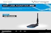 WIFI USB ADAPTER 201 - Vorago - Equipos de Computo ...voragolive.com/fichas/ficha-antena-wifi-usb-vorago-NW-201.pdf · Señal con calidad El adaptador inalámbrico NW-201 de Vorago