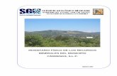 SERVICIO GEOLÓGICO MEXICANO - mapserver.sgm.gob.mx · Geológico Mexicano destinó al personal técnico para el trabajo de campo y dio inicio al segundo convenio de Inventario Físico