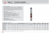 BMS 4” - TECNOPOLÍMERO - casafernandez.com.ar · TABLA DE PRESTACION – 50 Hz – 2900 vpm Medidas de referencia con motores monofásicos 3 alambres Los datos de caudales y alturas