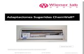 Adaptaciones Sugeridas ChemWell - Wiener lab. sugeridas Chemwell Rev... · administra@wiener-lab.com.ar 54-341-4329191 3 ALBÚMINA 6 x 120 mL Código: 1690008 Preparación: Reactivo