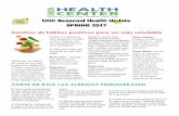 Cambios de hábitos positivos para ser más saludable · instructores de salud. Actualización de UHC sobre la salud para esta temporada \r\r PRIMAVERA 2017. Cocinando con aceite