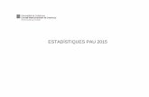 Pau estadistiques 2015 - XTECBlocsblocs.xtec.cat/elruidodelalluvia/files/2016/02/pau...8. Resultats globals per matèries i fases PAU 2015 9. Resultats per matèries de fase específica