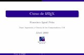 Francisco Igual Pena~ - dacya.ucm.es .J J J J J J J ^J Fichero PDF PDFLATEX Curso de LATEX 8.