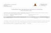 CERTIFICADO DE RETENCION EN LA FUENTE · Este certificado se expide en Floridablanca el 6 de 2013 Este certificado no requiere para su validez firma autógrafa de acuerdo con el artículo